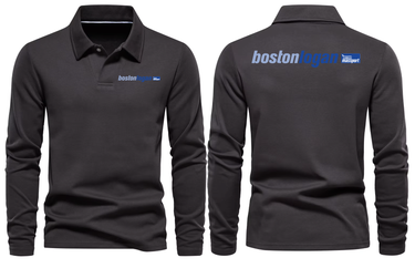 AER BOSTON AIRPORT LONG SLEEVE POLO